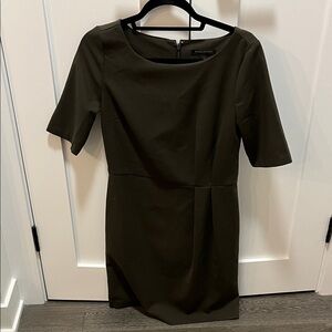Banana Republic Olive Sheath Mini Dress
